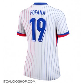 Francia Youssouf Fofana #19 Seconda Maglia Femmina Europei 2024 Manica Corta